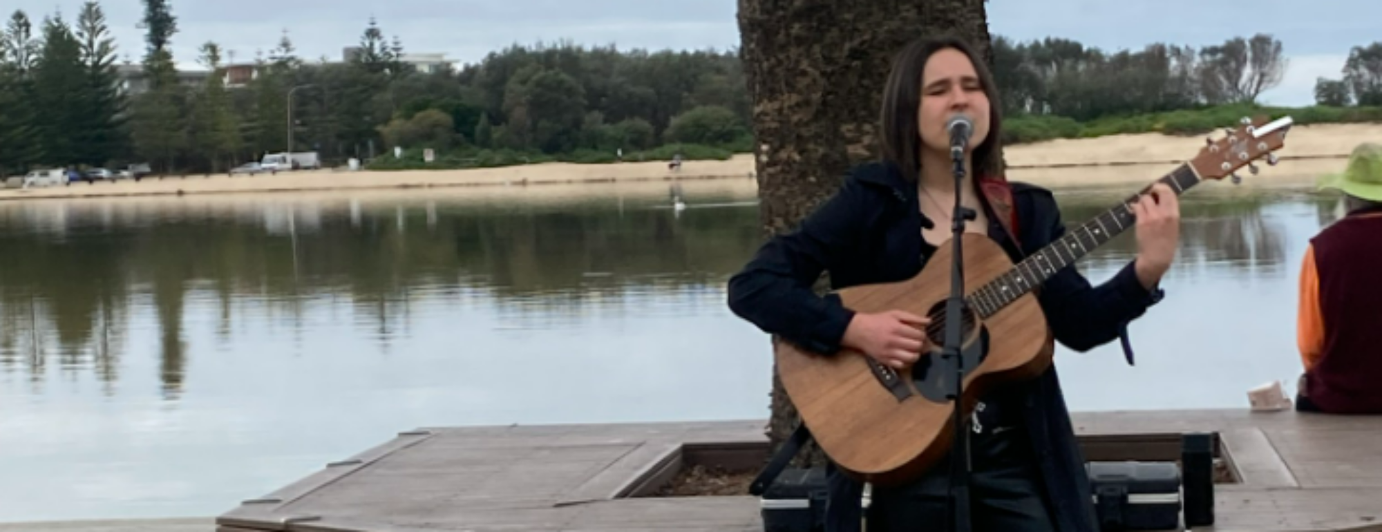 Talented Eve Pagacova soars to second place at busking championships